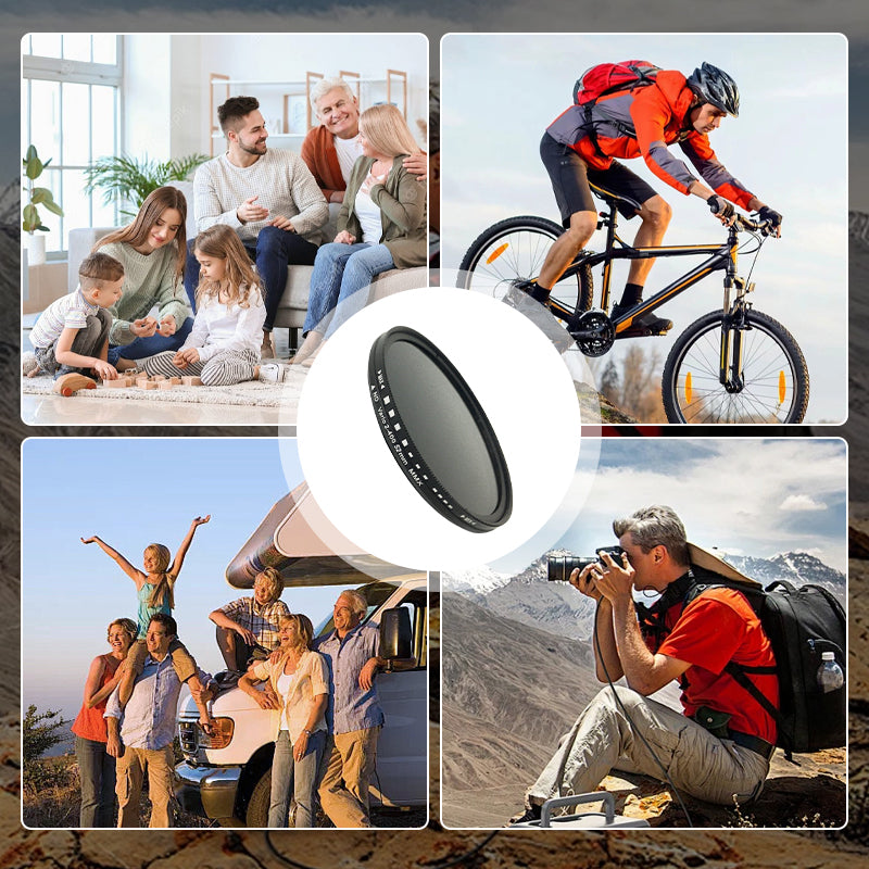 The perfect shooting tool for your cell phone: dynamic ND filters for light control at your fingertips!