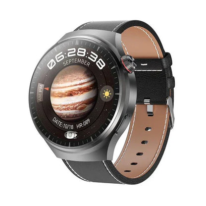 ✨New Arrivals✨ Watch 4 PRO Round Smartwatch: Bluetooth Calls, Waterproof, and Smart Voice Assistant for Your Active Life! 💪⌚