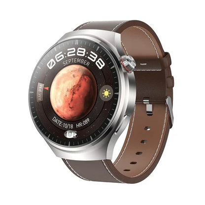 ✨New Arrivals✨ Watch 4 PRO Round Smartwatch: Bluetooth Calls, Waterproof, and Smart Voice Assistant for Your Active Life! 💪⌚