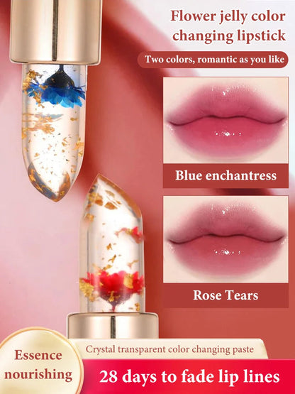 ✨HOT SALE 49% OFF✨Long-lasting Moisturizing Flower Jelly Color-changing Lipstick