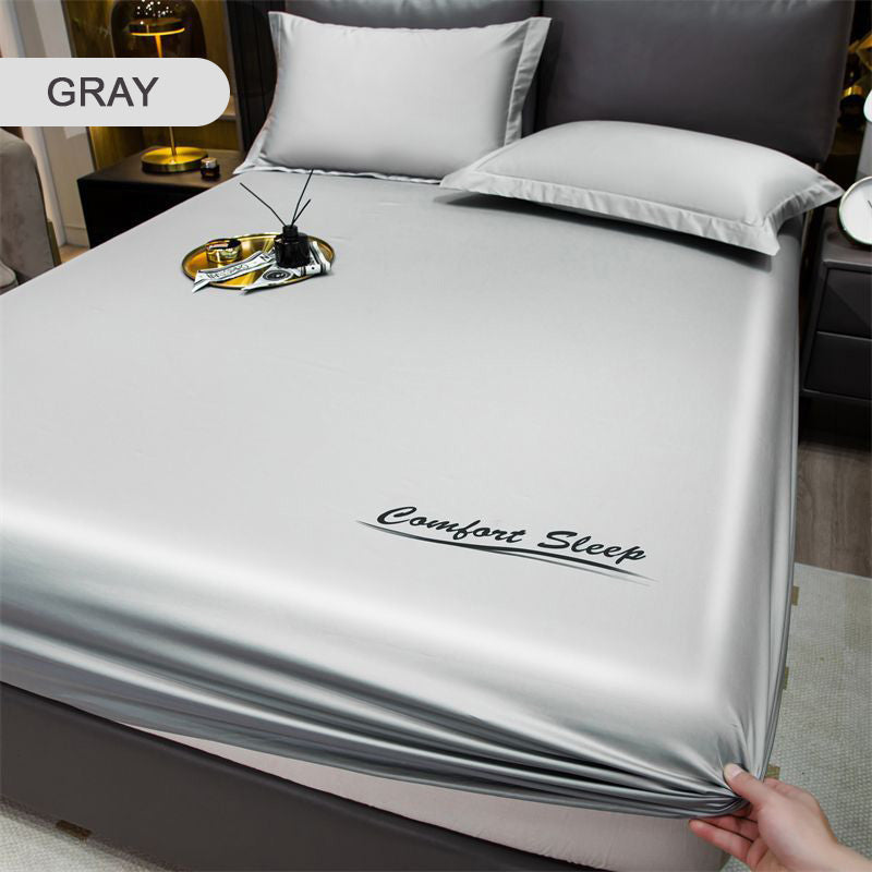 Summer Ice Cooling Silky Bed Fitted Sheet Pillow Cover🛏️