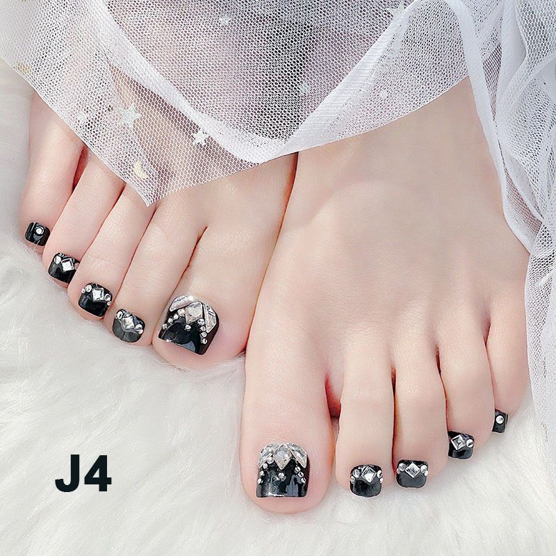 🔥Hot Sale Best Gift 🔥Delicate Glitter False Toe Nails Kit（50% OFF）