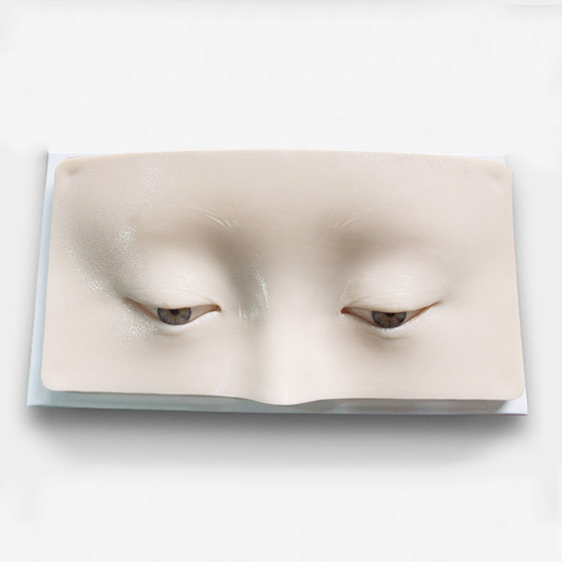 3D Eye Makeup Face Practice Board & Makeup Brushes