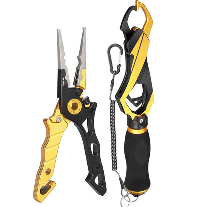 🔥Multi-Function Fishing Pliers & Fish Lip Gripper Tool Set🔥