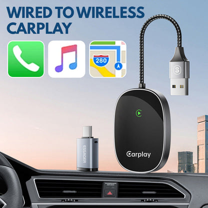 🔥 Free shipping + 40% Off🔥Wireless Carplay Adapter, Converting Wired CarPlay to Wireless CarPlay