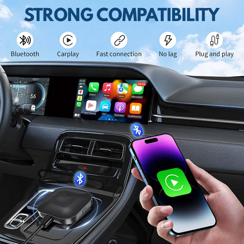 🔥 Free shipping + 40% Off🔥Wireless Carplay Adapter, Converting Wired CarPlay to Wireless CarPlay