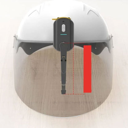 Electric Retractable Motorcycle Helmet Wiper