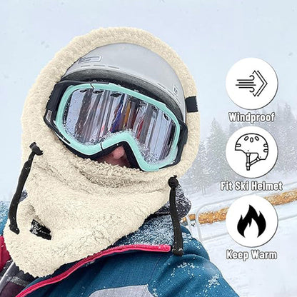 🔥Early Winter Discount-60% OFF⏰Unisex Warm Ski Hooded Scarf ☃️☃️