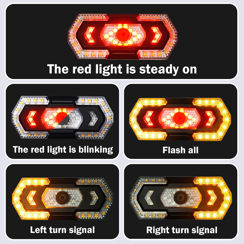 Wireless Control Bike Turning Signal Tail Light