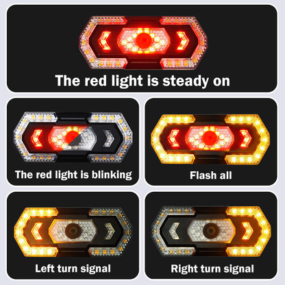 Wireless Control Bike Turning Signal Tail Light