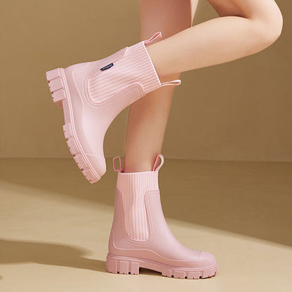 ✨New Arrival✨Waterproof Non-Slip Thick Sole Mid-Calf Boots