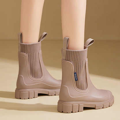 ✨New Arrival✨Waterproof Non-Slip Thick Sole Mid-Calf Boots