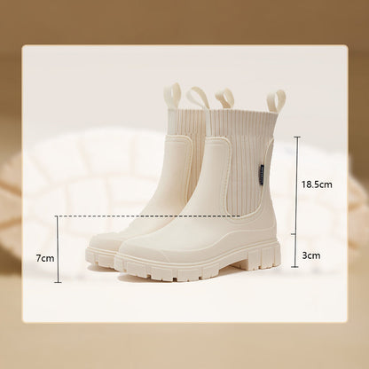 ✨New Arrival✨Waterproof Non-Slip Thick Sole Mid-Calf Boots