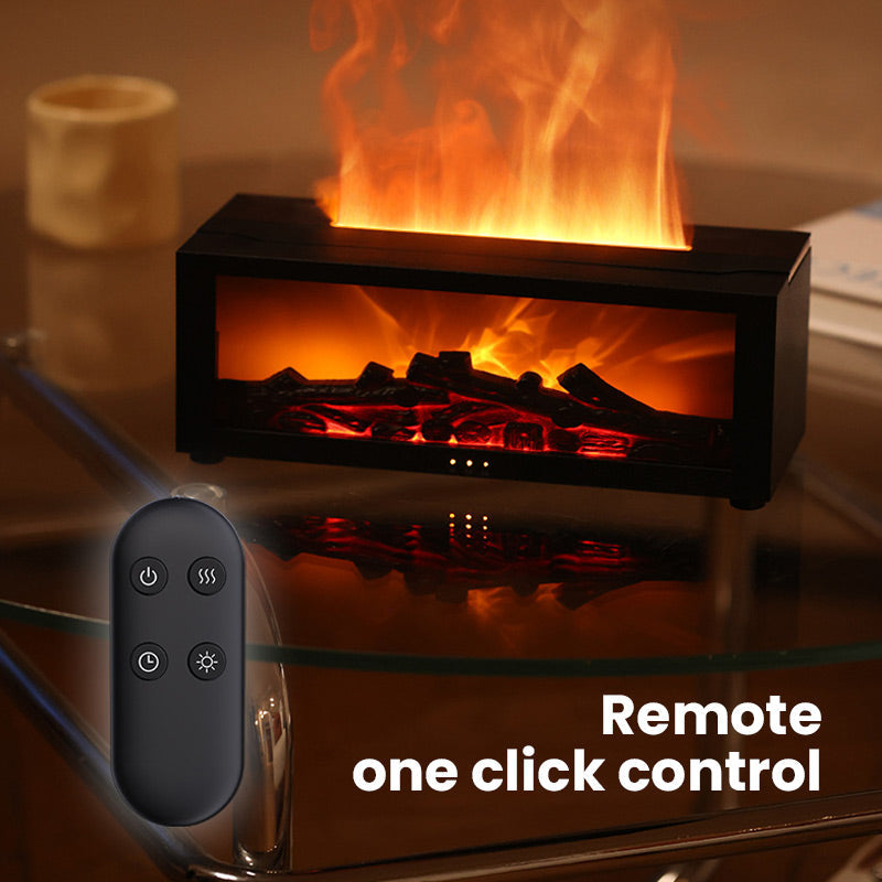 🎅Xmas Sales - 50% OFF🎄Fireplace Flame Diffuser Humidifier with Remote