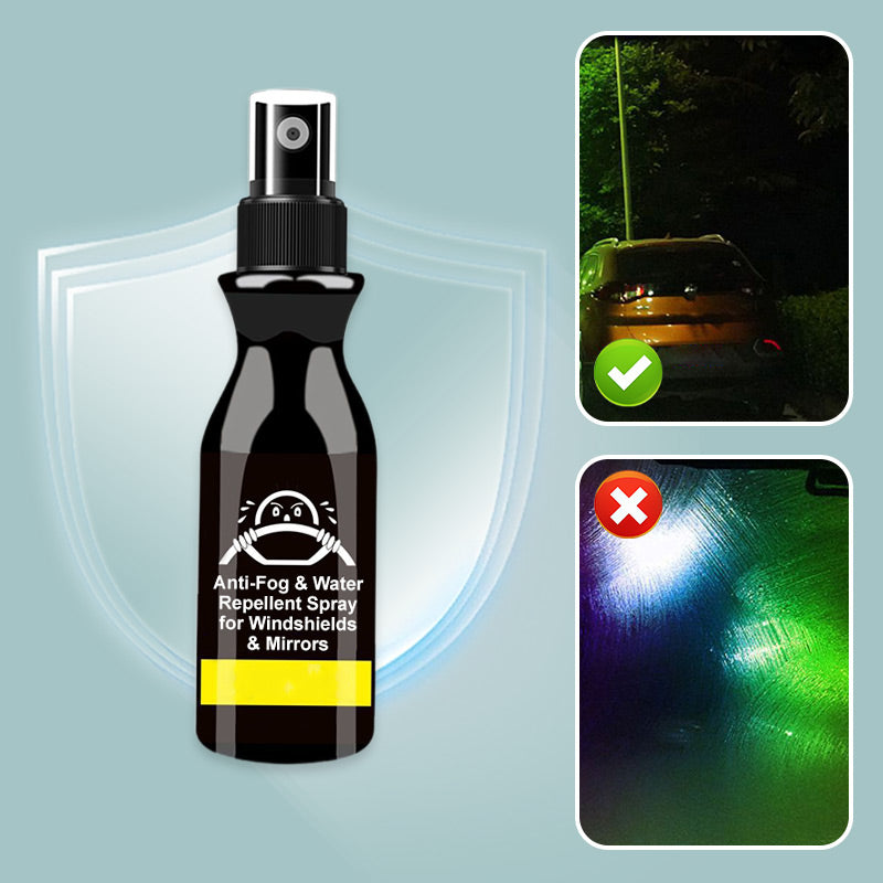 Anti-Fog & Water Repellent Spray for Windshields & Mirrors