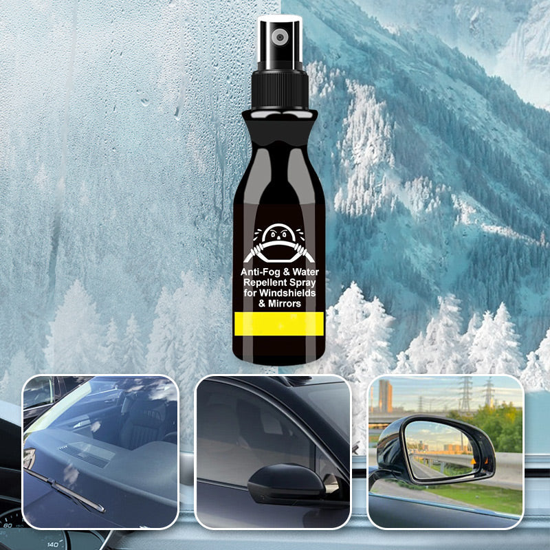 Anti-Fog & Water Repellent Spray for Windshields & Mirrors