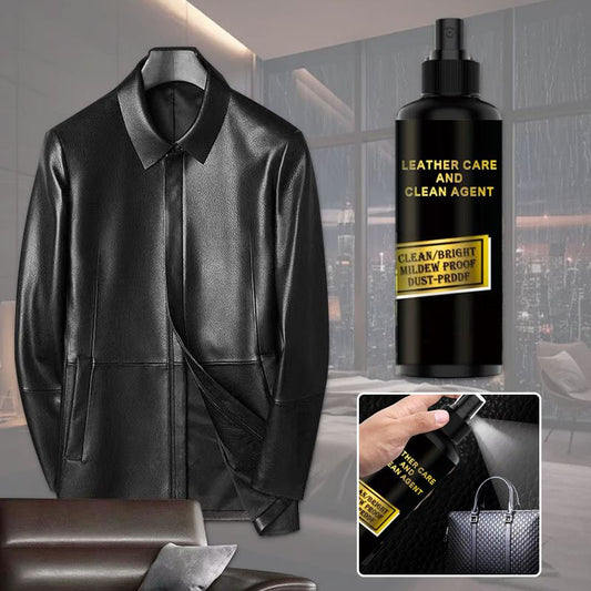 🧴💦+🧥=✨😎Leather Jacket Care and Cleaning Agent