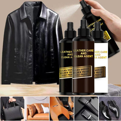 🧴💦+🧥=✨😎Leather Jacket Care and Cleaning Agent