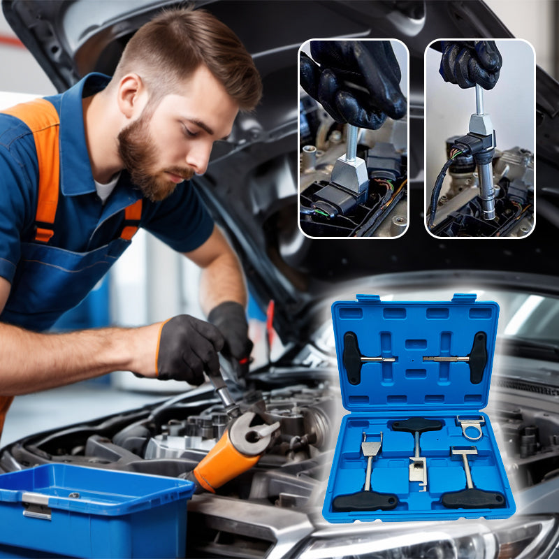 Spark Plug Ignition Coil Removal Puller Tool Kit,Perfect Removal, Effortlessly Tackle Every Repair Job! 🔧🚗