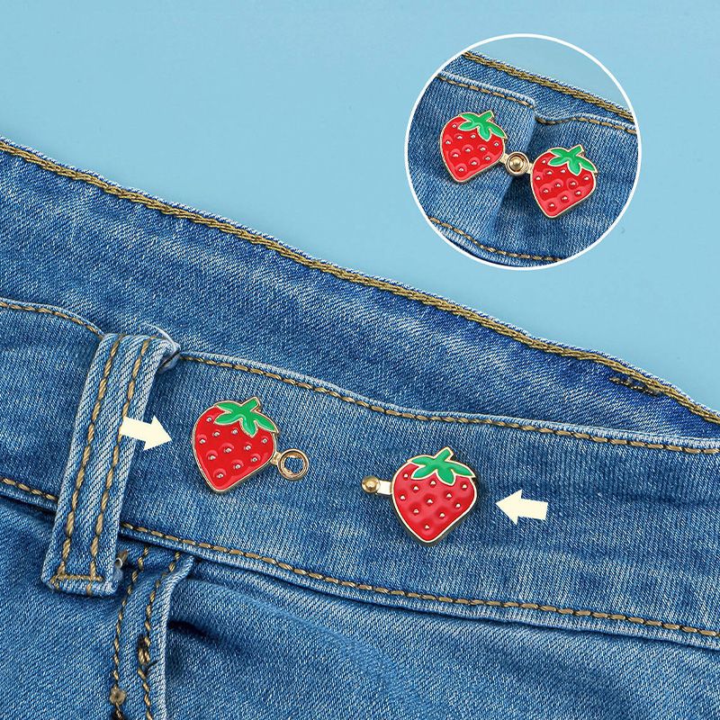 🍓 5 Pairs Instant Waist Tightener Buttons without Sewing🥳