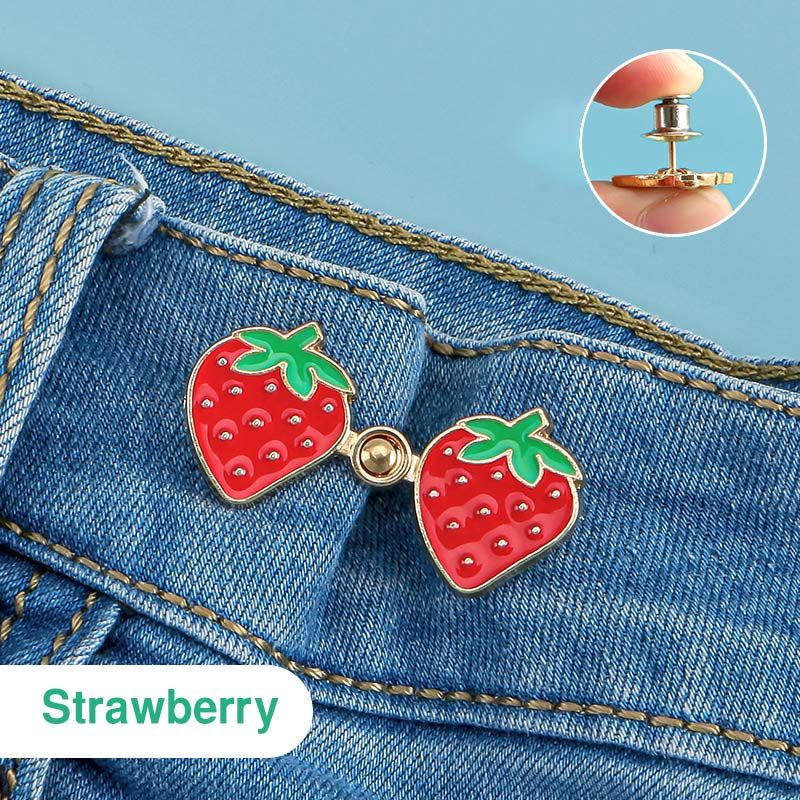 🍓 5 Pairs Instant Waist Tightener Buttons without Sewing🥳