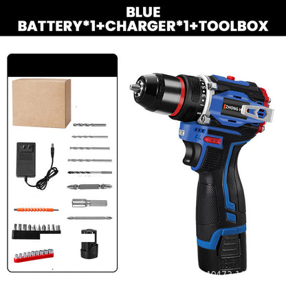 Brushless Electric Cordless Drill with Battery ＆ Charger