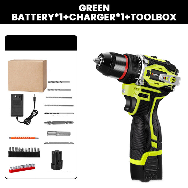 Brushless Electric Cordless Drill with Battery ＆ Charger