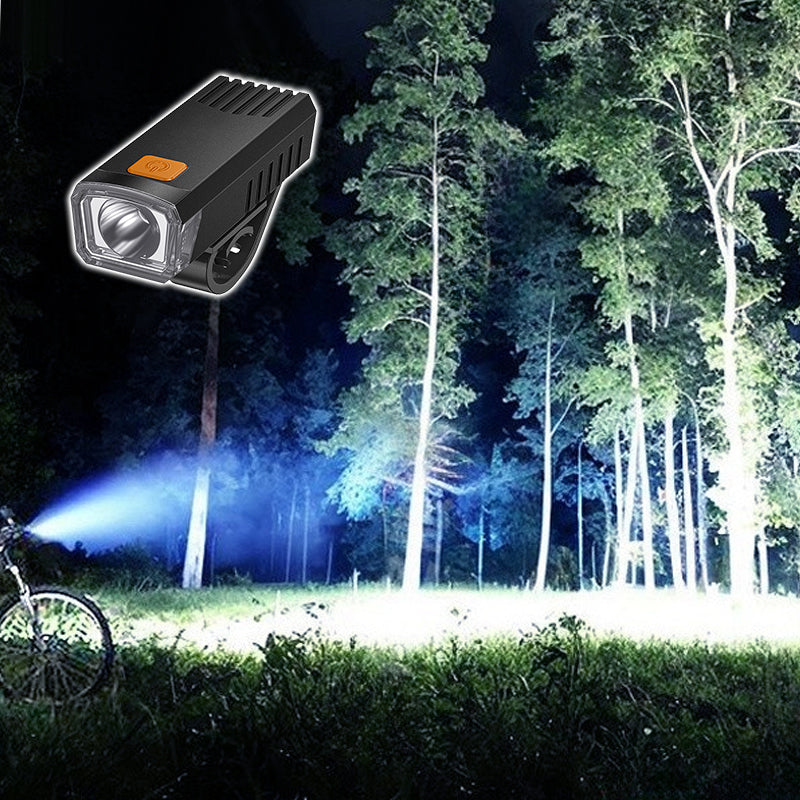 LED Waterproof Rechargeable Bike Headlight with Clip