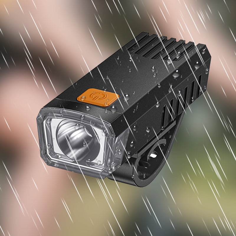 LED Waterproof Rechargeable Bike Headlight with Clip