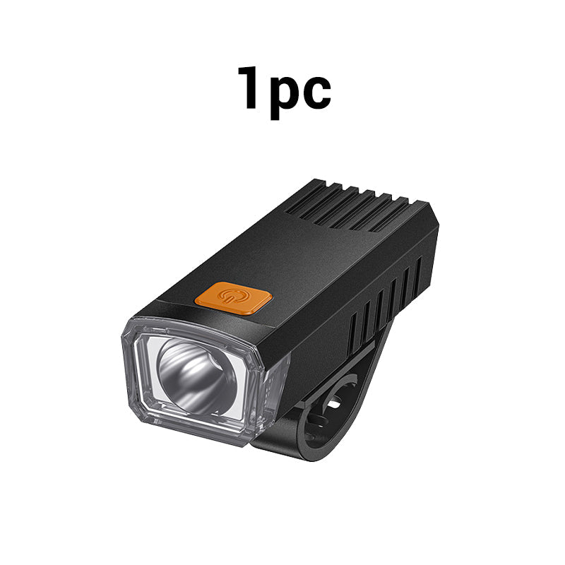 LED Waterproof Rechargeable Bike Headlight with Clip