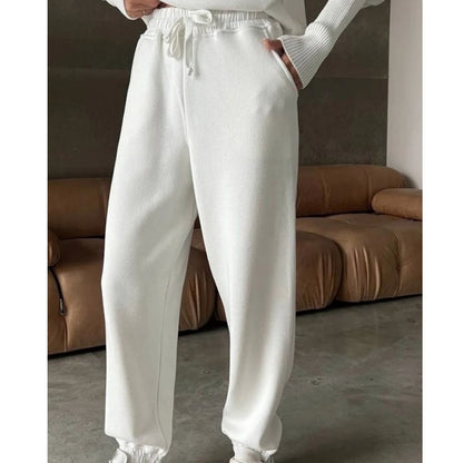 💥Hot Sale 60% OFF🔥Women's Casual Sporty 2-Piece Set - Half-Zipper Lapel Top & Matching Jogger