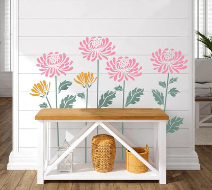 🔥Summer Hot Sale Promotion-60% OFF🌻Garden Fence Large Flower Stencils🖌️DIY decoration