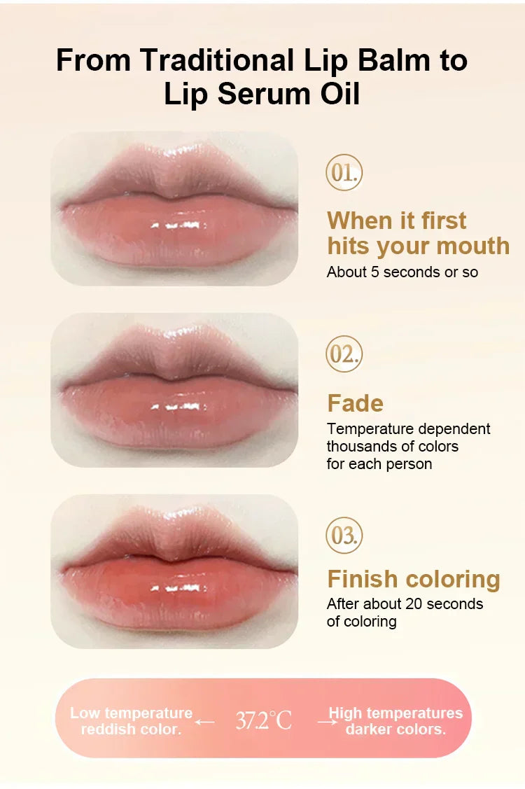 【Deep Nourishment】Light Wrinkle Color-changing Lip Serum