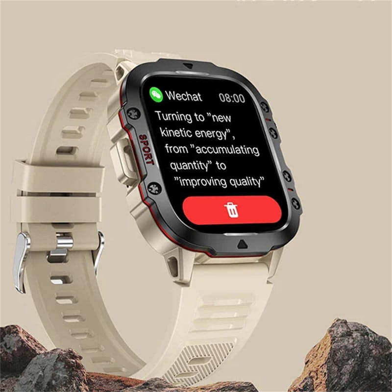 ⌚️Rugged Outdoor Smart Watch - 100+ Sports Modes