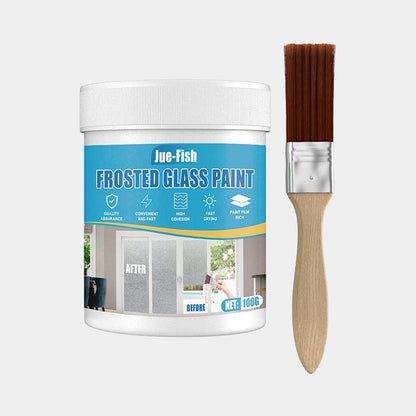 🎅Early Xmas Sales - 50% OFF🎄Waterproof Frosted Glass Paint for Door & Window with Brush