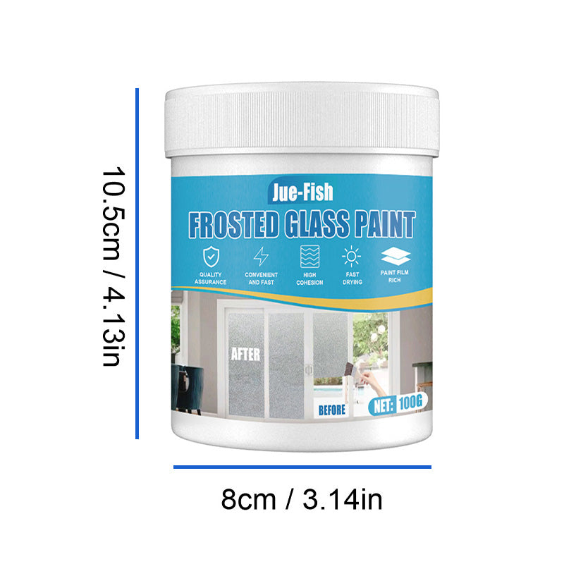 🎅Early Xmas Sales - 50% OFF🎄Waterproof Frosted Glass Paint for Door & Window with Brush