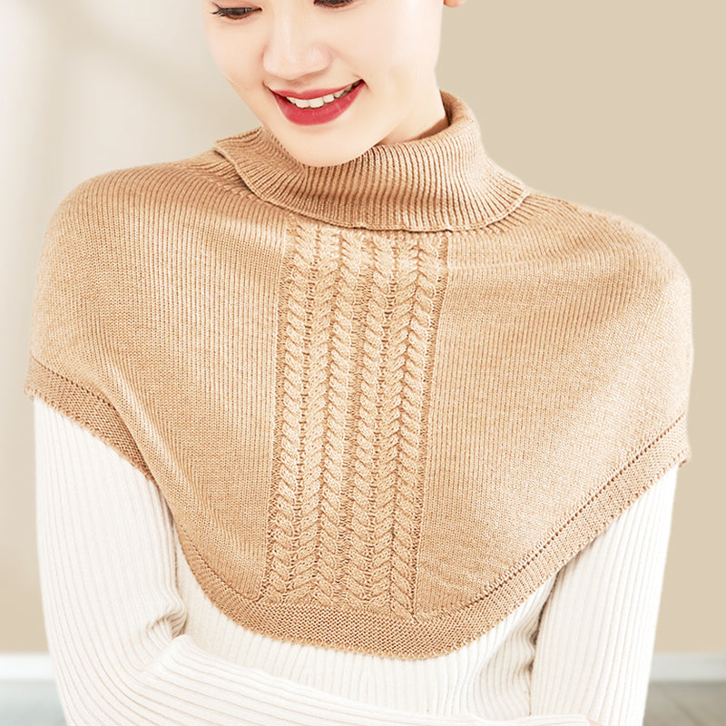 Soft & Warm High Neck Fake Collar