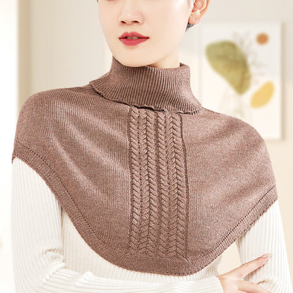 Soft & Warm High Neck Fake Collar