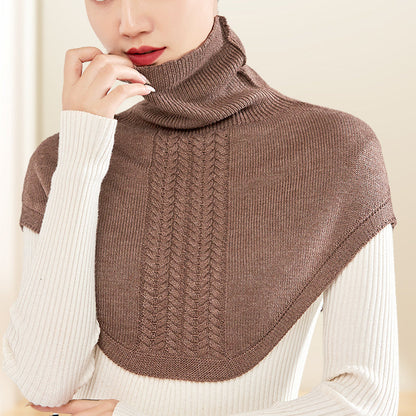 Soft & Warm High Neck Fake Collar