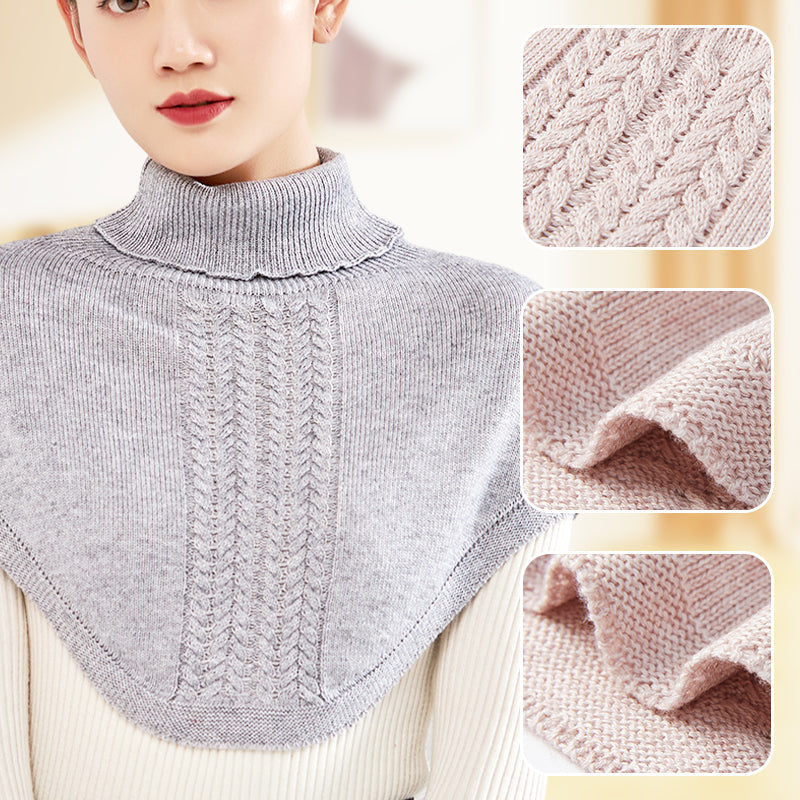 Soft & Warm High Neck Fake Collar