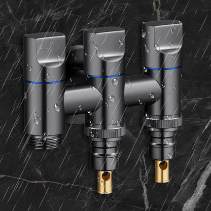 Rust-Resistant One-Inlet Three-Outlet Faucets Set