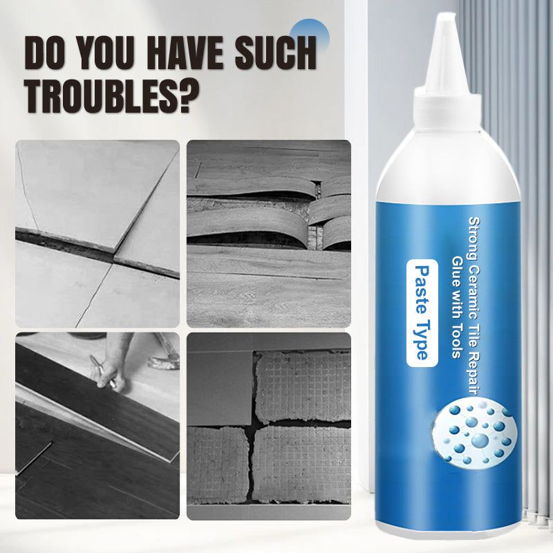 Strong Ceramic Tile Repair Glue with Tools