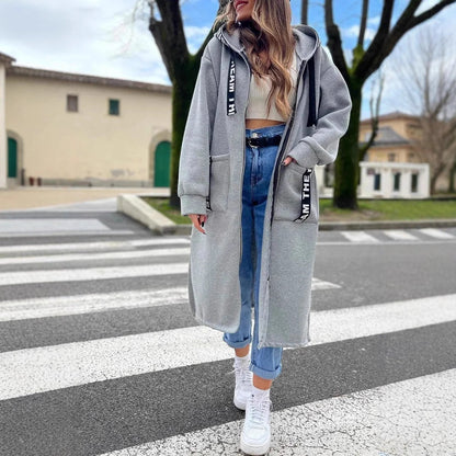 🔥2025 New Arrival✨ Women's Hooded Long Sweatshirt