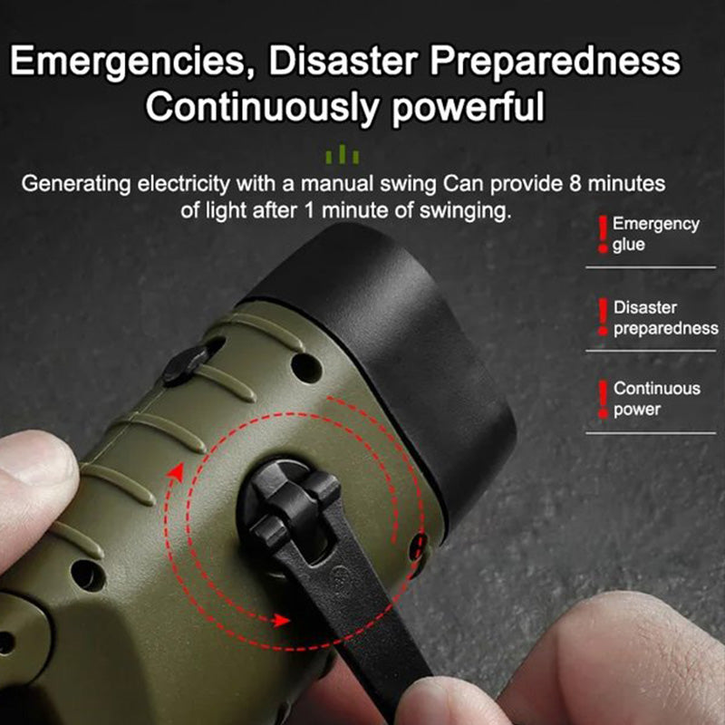 🔥🖤Black Friday Sale:50% OFF🔥High Brightness Portable Outdoor Solar Powered Flashlight