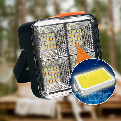 Portable Solar Work Light with 4 Lighting Modes