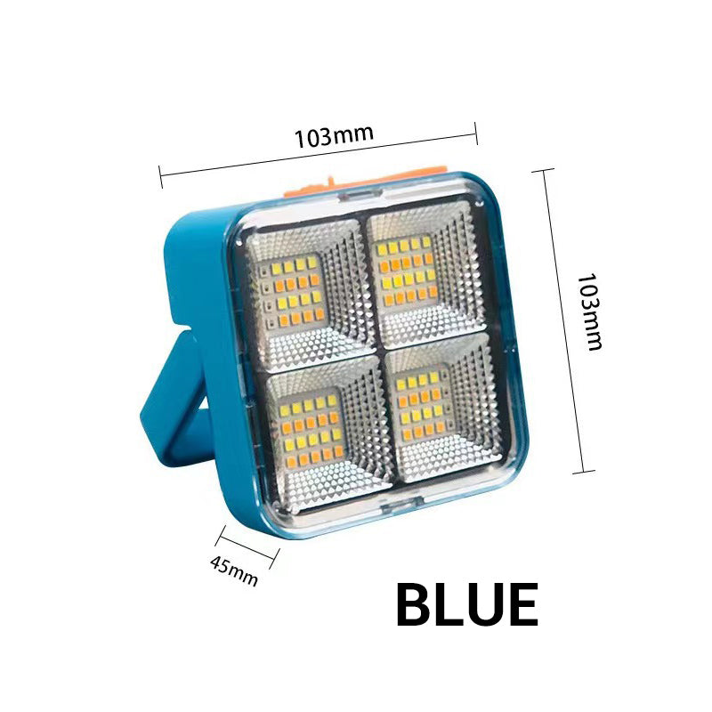 Portable Solar Work Light with 4 Lighting Modes