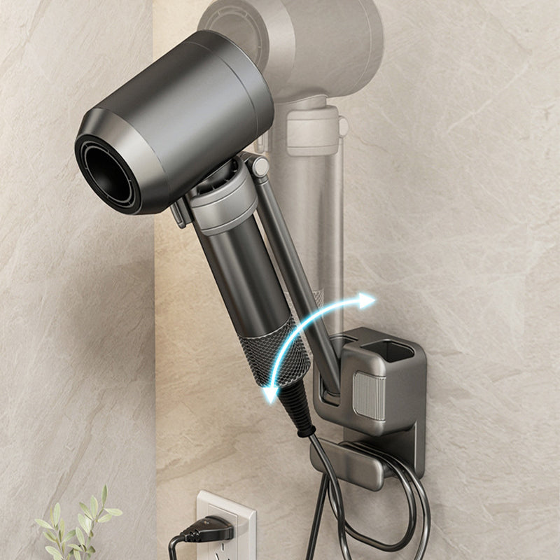 Hair Dryer Wall Mount with Cord Organizer