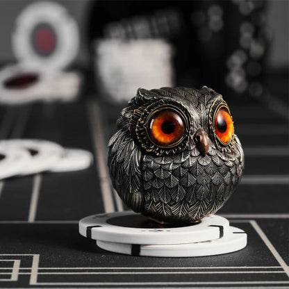 Realistic Lucky Owl Guardian Figurine