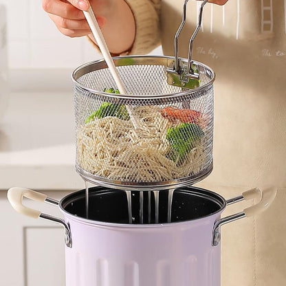 🎅Pre-Christmas Special🎄Multifunctional Deep Fryer Pot And Grease Container With Strainer