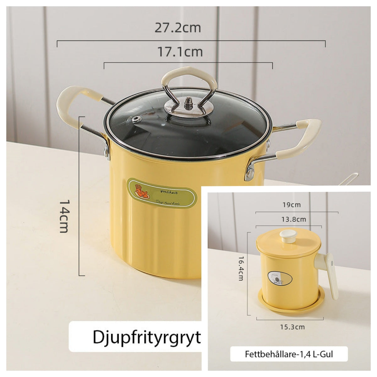 🎅Pre-Christmas Special🎄Multifunctional Deep Fryer Pot And Grease Container With Strainer